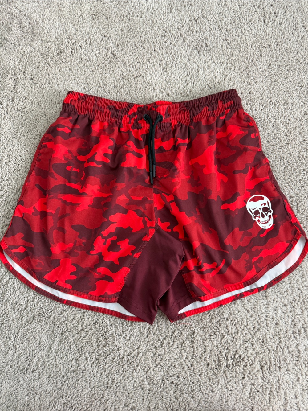 Gymshark Red Camo Training Shorts